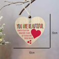 thumbnail image 5 of FAMTKT Valentine's Day Wooden Hearts Ornaments Valentines Decor Mini Heart Ornaments for Christmas Valentine's Day Wedding Holiday Anniversary Party Decorations, 5 of 6