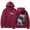 thumbnail image 1 of QIUPING Sweat à Capuche Vintage Imprimé Album de Musique Motif Rappeur Drake Pull Poignée Y2k Décontracté Manches Longues, 1 of 3