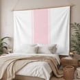 thumbnail image 3 of Valentines Day, Small Tapestry for Bedroom Wall Hanging Tapestry, Minimalist Pink Stripes Solid Color Ceiling Backdrop Tapestries Poster Blanket Wall Decor for Teens Room Living Room Dorm 23" x 28", 3 of 8