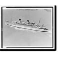 thumbnail image 2 of Historic Framed Print, S.S. Lurline, flagship of the Matson Line fleet of de luxe [sic] liners, which operated in peace-time between California ports and our Territory of Hawaii, 17-7/8" x 21-7/8", 2 of 9