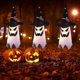 thumbnail image 2 of Luz LED intermitente para Halloween, colgante, fantasma, calabaza, sombrero, lámpara, decoración de Halloween (color: Color), 2 of 5