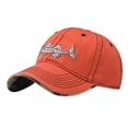 thumbnail image 1 of Men Ladies Hat Fashion Baseball Cap Denim Buckle Outdoor Sunscreen Sunshade Hat, 1 of 3