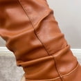 thumbnail image 4 of Botas cálidas de otoño e invierno, punta estrecha, tacones altos gruesos y botas finas hasta la rodilla para mujer Wmkox8yii  hfjk995, 4 of 9