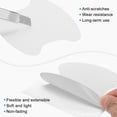 thumbnail image 4 of Uxcell 4pcs Car Door Handle Scratch Protectors Carbon Fiber Door Bowl 3D Sticker Automotive Door Handle Paint Protective Film Cover Accessories for All Cars, White, 4 of 7