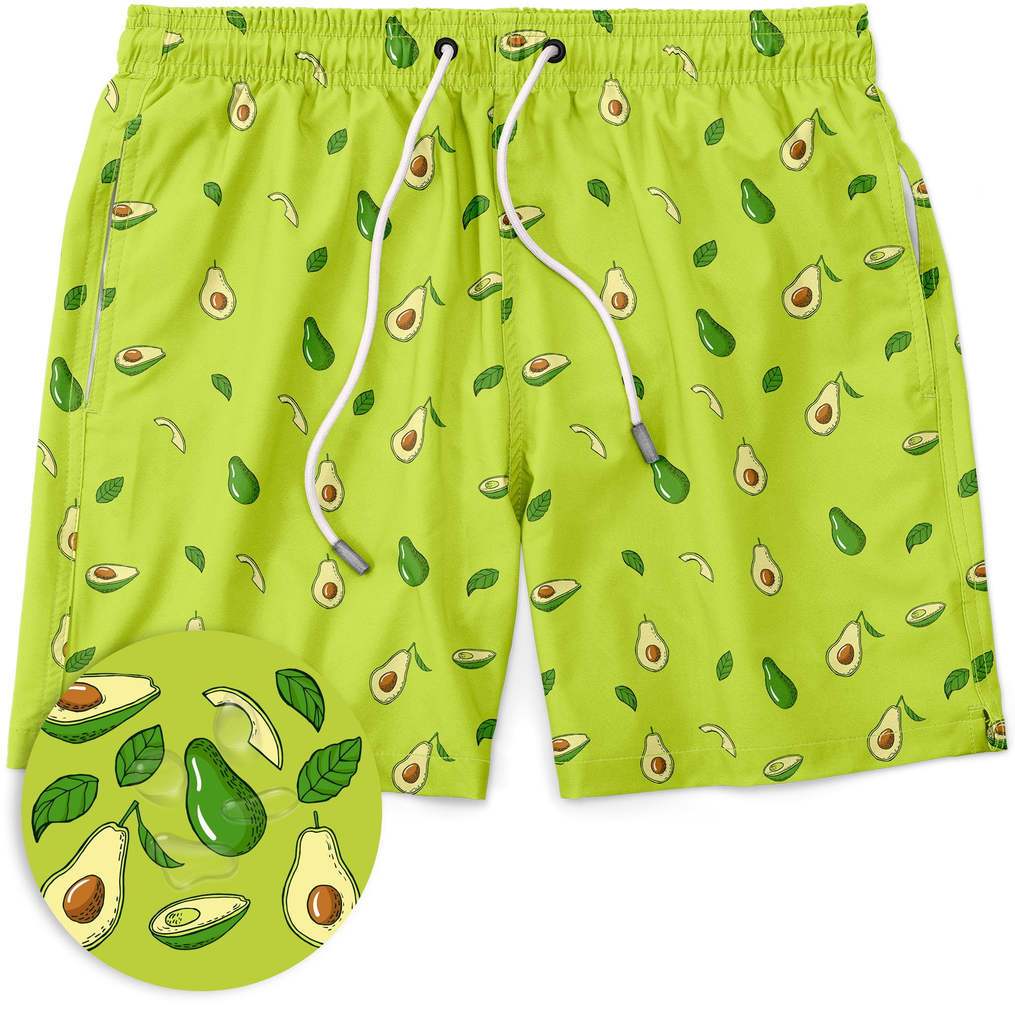 Mens Duck And Cover Printed Stylish Mesh Lined Swim Shorts Sizes from S to XXL 