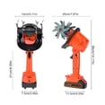 thumbnail image 2 of Mini Tiller Cultivator, 21V Lithium Battery Powered Handheld Weeder, Portable Electric Garden Tiller for Soil Preparation, Rechargeable Cultivator for Vegetable Garden, Orchard, and Flower Beds, 2 of 9