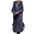 thumbnail image 2 of Wancir Women's Thickened Long Down Jacket Winter Down Coat Hooded Puffer Jacket, 2 of 6