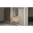 thumbnail image 6 of 30" Wall-Mounted Bathroom Vanity with 2 Soft-Closing Doors, Oak Plywood / Sturdy, Spacious Storage for Tidy Bathroom, 6 of 6