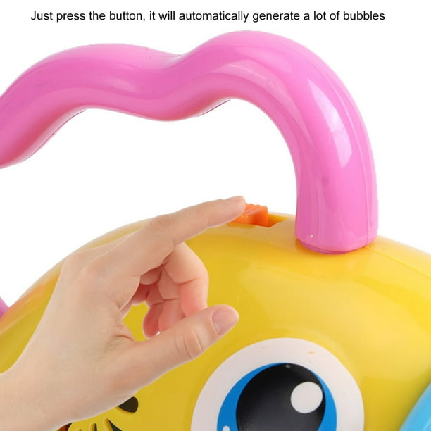 Lindo juguete máquina de burbujas eléctrica plástico suave portátil interesante para niños niños ANGGREK Otros