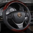 thumbnail image 5 of Funda para volante de coche, transpirable, duradera, antihuellas, accesorios para coche, agarre cómodo, diseño de coche, envío directo, 5 of 5