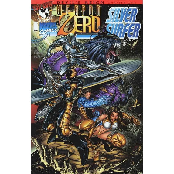 Weapon Zero/Silver Surfer #1 VF ; Image Comic Book