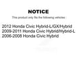 thumbnail image 2 of Kugel Rear Wheel Bearing Hub Assembly 70-512322 for Car Honda Civic, 2 of 11