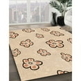 thumbnail image 2 of Ahgly Company Indoor Square Patterned Bronze Brown Area Rugs, 3' Square, 2 of 6