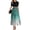 A002_Green, variant on Womens Maxi Dress Bodycon Summer Casual Crewneck A Line Tiered Floral Dress Flowy Swing Empire Waist Boho Vacation Sundresses