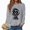 R554-Grey, variant on Halloween Sweatshirts For Women Ghost Long Sleeve Shirt Lightwieght Fleece Pullover Top Fall Winter Holiday Outfit,Grey,XXL