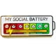 thumbnail image 3 of Social Battery Pin 2.0-2024 NUEVOS pines divertidos, pines esmaltados, pin que expresa el estado de ánimo para introvertidos, ¡perfecto para los 7 días de la semana!, 3 of 4