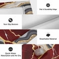 thumbnail image 6 of Red Marble Outdoor Rug for Patio/Deck/Porch, Non-Slip Large Area Rug 5 x 7 Ft, Grey Gold Texture Vintage Farmhouse Art Indoor Outdoor Rugs Washable Area Rugs, Reversible Camping Rug Carpet Runner, 6 of 8