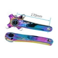 thumbnail image 2 of IXF MTB Crankset 104BCD Bike Crank 170 175 Snail Chainring 32T 34T 36T 38T rainbow oil slick 12 speed 1x 2x 3x speed Hollowtech, 2 of 6