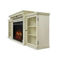 thumbnail image 5 of Real Flame Tracey 84" Wood Grand Electric Fireplace TV Stand in Distressed White, 5 of 9