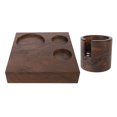 thumbnail image 2 of Caja de golpe con estación de apisonamiento de café, caja de golpe de madera con caja de golpe de madera, organizador de manipulación de café, máxima comodidad, 2 of 8