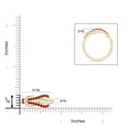 thumbnail image 4 of ANGARA Natural Encrusted Ruby Infinity Love Knot Ring in 14K Yellow Gold for Women (Size-1.3mm) | July Birthstone, Birthday, Anniversary, Jewelry Gift for Women | Natural Ruby Ring, 4 of 9