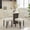 Beige, variant on SOLLED Dining Chairs Set of 2, Upholstered Parsons Chairs with Nailhead Trim, Wood Legs & Padded Flax Fabric Seat, Modern for Kitchen, Dining Room, Living Room,Beige