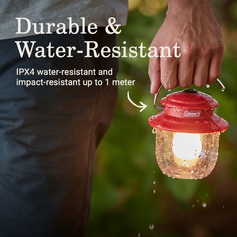 Coleman Classic 300 Lumens LED Lantern, Red - Walmart.com