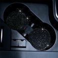 thumbnail image 5 of Paquete de 2 posavasos para taza de coche, posavasos con diamantes de imitación, portavasos antideslizantes, accesorios universales para Interior de coche, 5 of 5