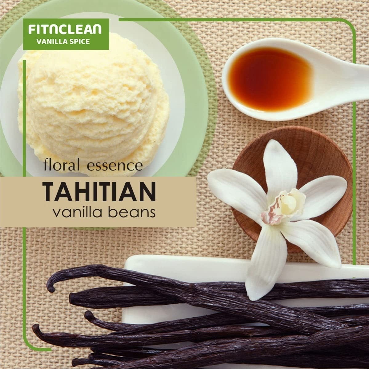 Tahitian Vanilla Beans Grade A for Making Extract, Cooking and Baking. NON-GMO, Fresh 6"-7" Bulk (1/2lb), 0.5 Pound (.5lb), 8oz by FITNCLEAN VANILLA