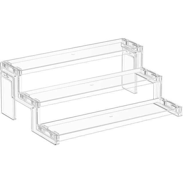Organizador de perfume de plástico Lifewit, 3 niveles, para magdalenas, transparente