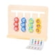 thumbnail image 1 of Rompecabezas de madera con toboganes a juego, juguete educativo preescolar, juego familiar, rompecabezas de madera para niños, juguete educativo para, 1 of 9