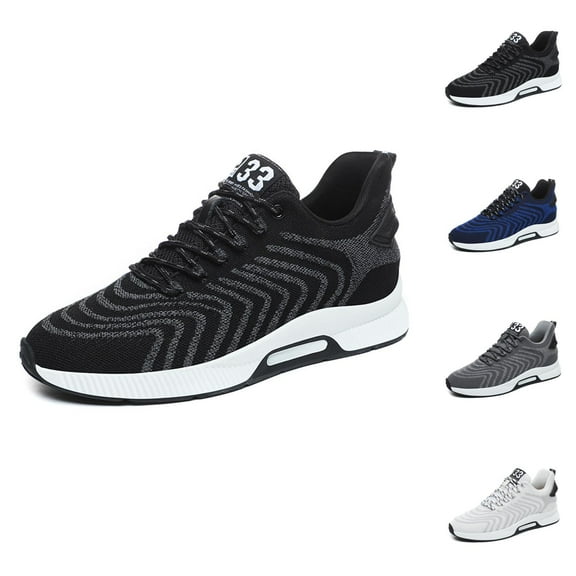 Couple Men's Elevator Shoes Men's Casual Mesh Trainers Lightweight Breathable Lace Up Sports Shoes With Hidden Lift Heel For Men 10 Cm