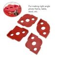 thumbnail image 4 of 4 Pcs Gabarits de Jig Routeur R Gabarits de Coin pour Menuiserie, 4 of 8