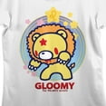 thumbnail image 2 of Gloomy Bear Leo Gloomy Crew Neck Short Sleeve Women's White T-shirt-Small, 2 of 3