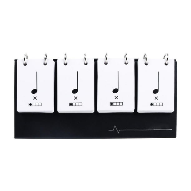 Tarjetas didácticas de música, material didáctico para aprender música, tarjetas didácticas de guitarra y piano, notación musical. Versión regular