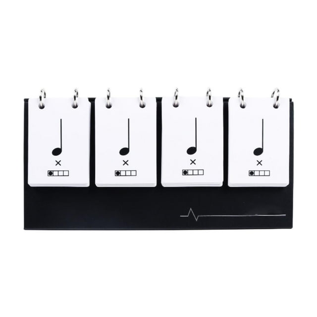 Siruishop Guitar Piano Notation Musical Notation Card for Guitar Piano Musical Instrument Regular version