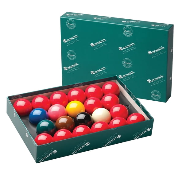 Aramith Snooker Premier Ball Set - Genuine Phenolic Resin - Official Regulation 2-1/16" (52.4mm) - 22 Ball Full Club Set