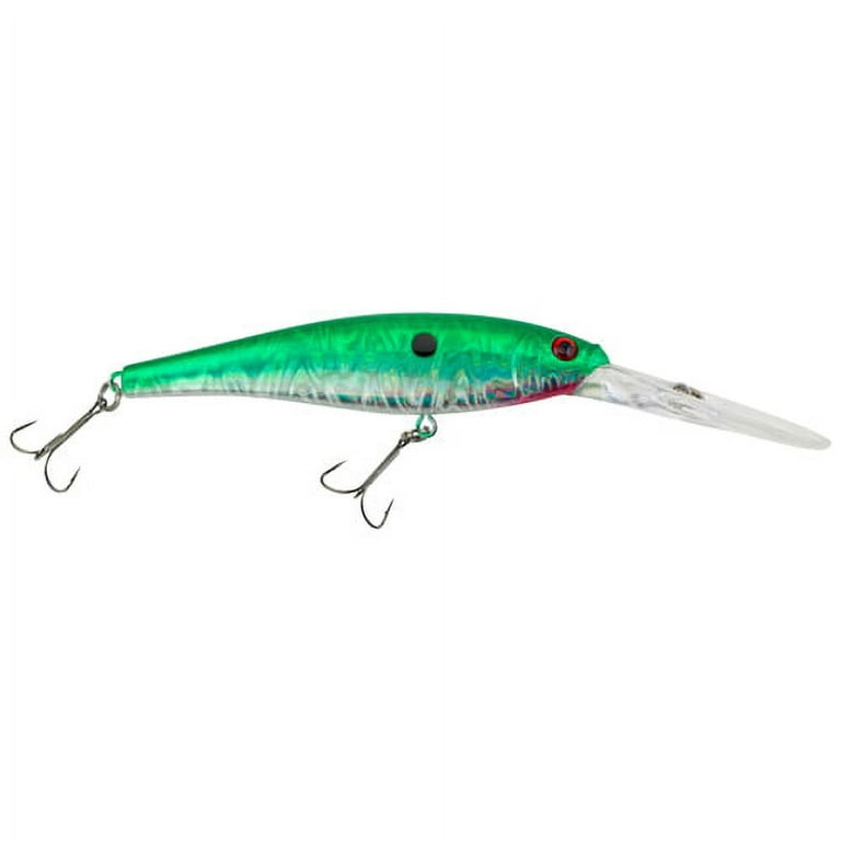 Berkley Flicker Minnow Fishing Lure, Slick Green Pearl, 1/4 oz 
