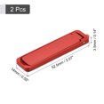 thumbnail image 2 of Unique Bargains Supports de Téléphone Ultra-Minces, Lot de 2 Support de Téléphone Portable Horizontal Vertical Rouge, 2 of 7
