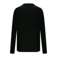 thumbnail image 6 of Women's Sweaters V Neck Ribbed Knit Long Sleeve Loose Fit Soft Lightweight Pullover Sweater Tops Cozy Fall Winter Basic Knitwear for Ladies Trendy, 6 of 6
