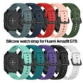 thumbnail image 5 of New Smart Watch accessories Soft Sport Wristbands Replacement Watch Band 20mm Strap Silicone DARK GREEN L, 5 of 7