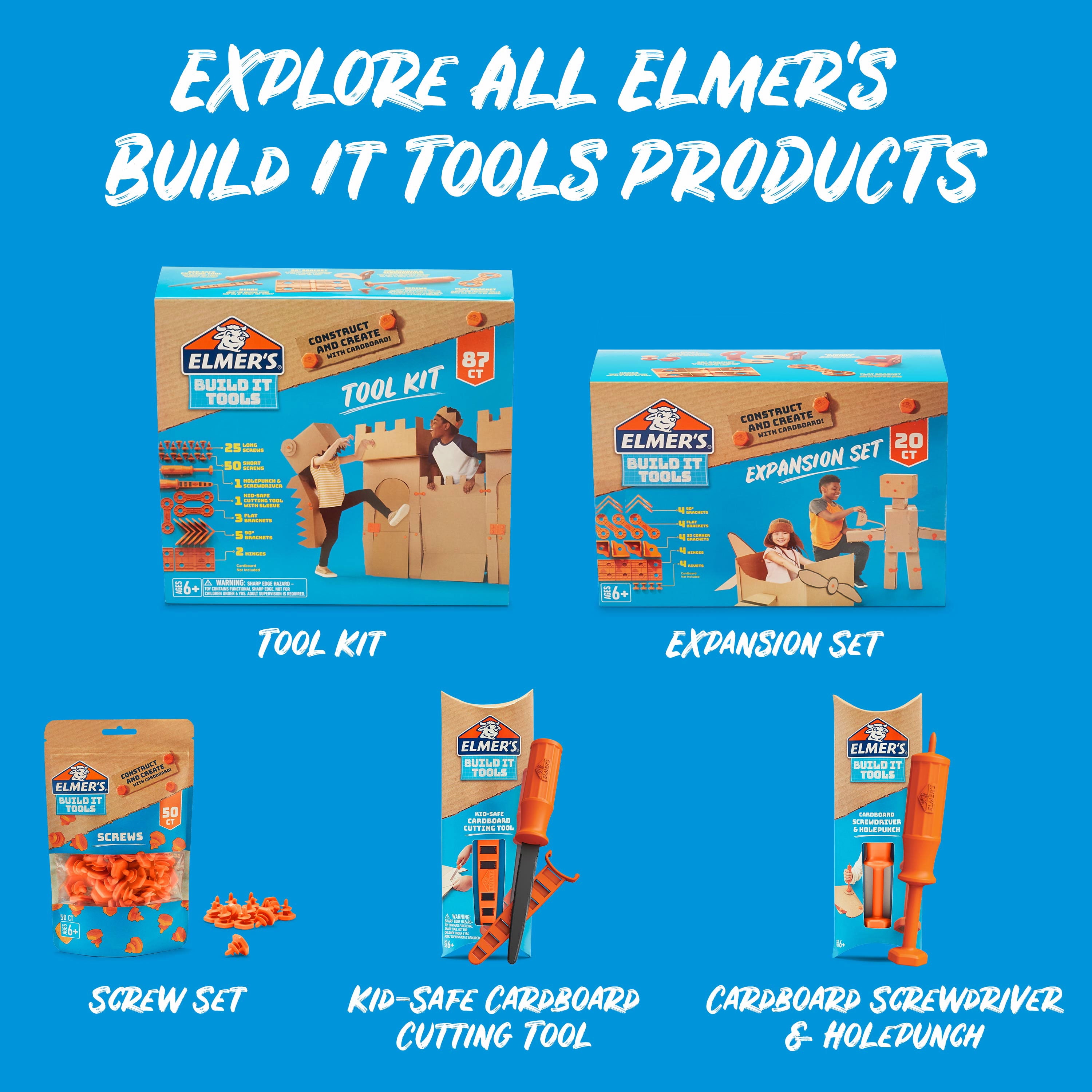 Elmers Build It Herramientas de Cartón Craft Kit Argentina Ubuy