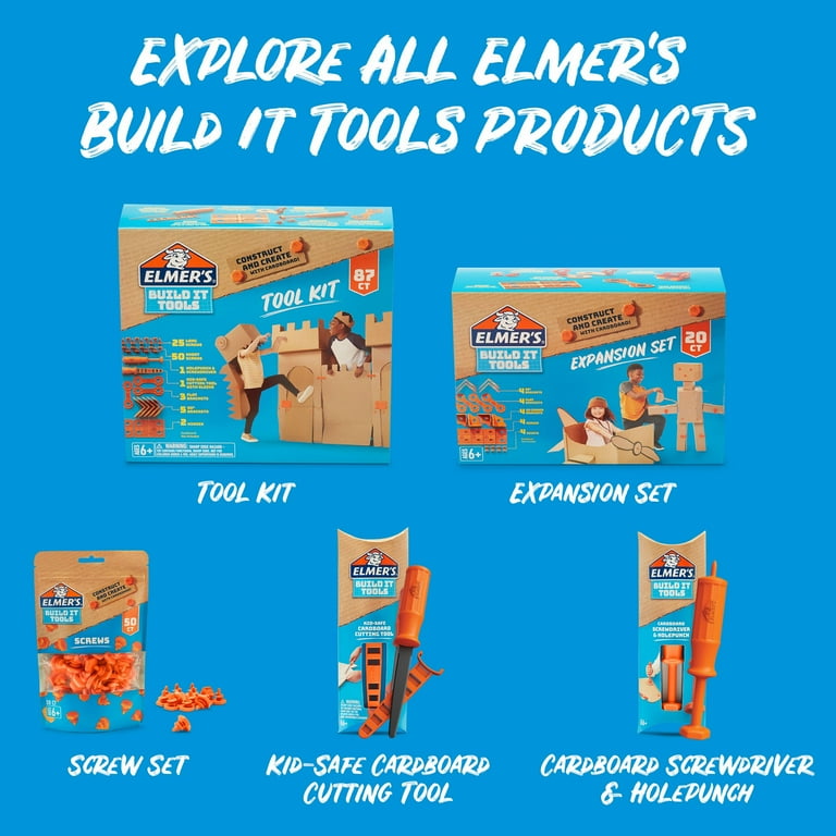 Elmer's Build It - Starter Set, 60 Pieces 
