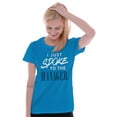 thumbnail image 4 of I Spoke to the Manager Karen Quote Womens Slim Fit Graphic Tee Brisco Brands S, 4 of 5