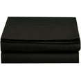 thumbnail image 1 of Mocassi 1500 Thread Count (3 Pack) Flat Sheet,King, Black, 1 of 3