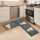 thumbnail image 5 of Alfombras de Cocina para el Piso, 40x60 + 40x120cm Conjunto de Alfombras de Piso de Agua Y Aceite Absorbentes para el Hogar, Fibra de Poliéster Antideslizante para la Lavandería de Cocina Y Alfombras, 5 of 6