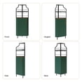 thumbnail image 2 of CBJCBJ Corner Coffee Bar Cabinet with LED Strip, Modern Wine Bar Cabinet with Cup Rack, for Dining Room,Green, 2 of 7