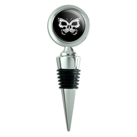 

Butterfly Skull Insect Wine Bottle Stopper