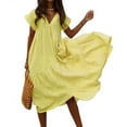 thumbnail image 1 of Robe Longue Maxi Décontractée Sans Manches pour Soirée Club, 1 of 4