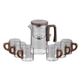 thumbnail image 1 of HAOMONZEN Water Separation Glass Teapot with Wooden Handle Teapot Glass Teapot with Infuser Magical Teapot Glass Glass Teapot with Strainer Filter Teapot with Infusers Deals of the Week, 1 of 9